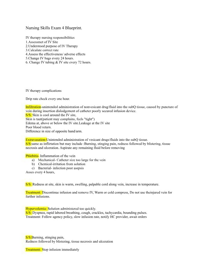 NRSAD101 - Nursing Skills