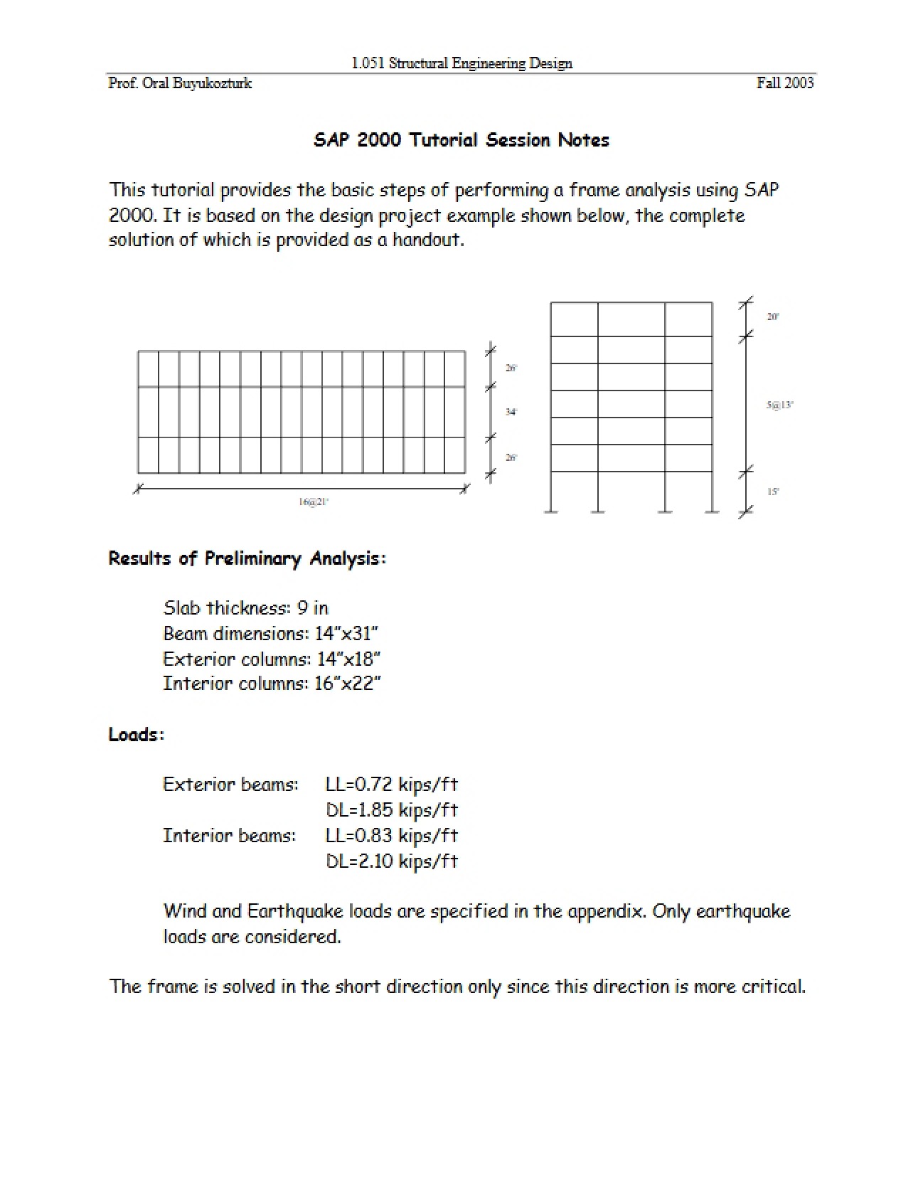 Lecture Notes: Structural Design