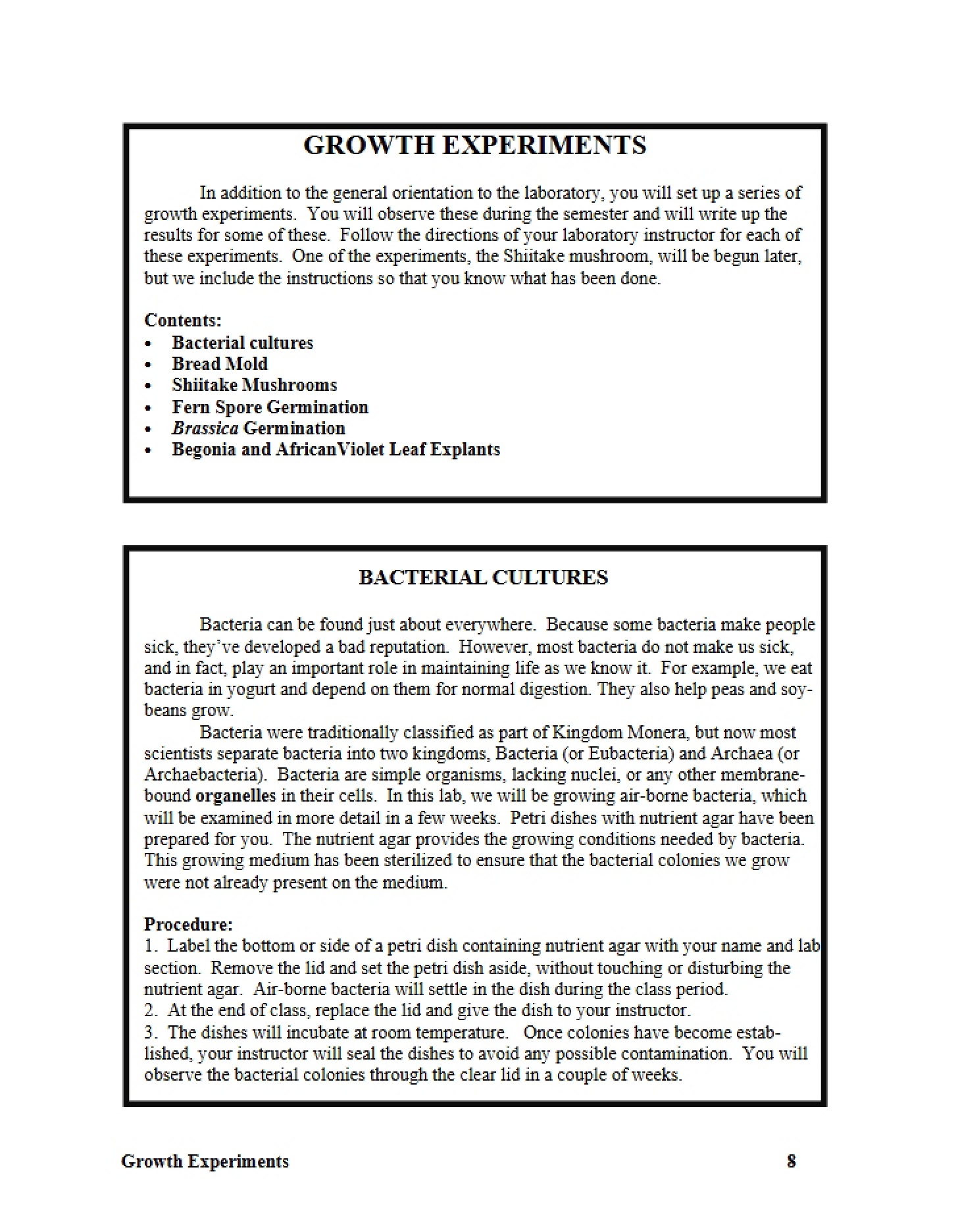 Biology Science (Chapter 1)