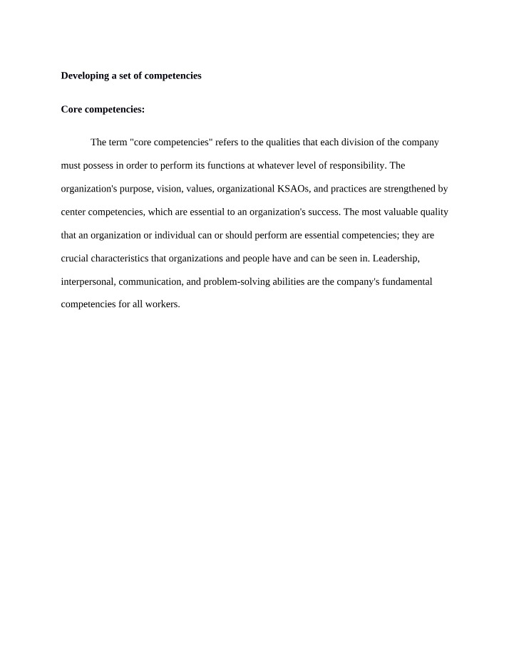 HRES782 Assignment Submission Five