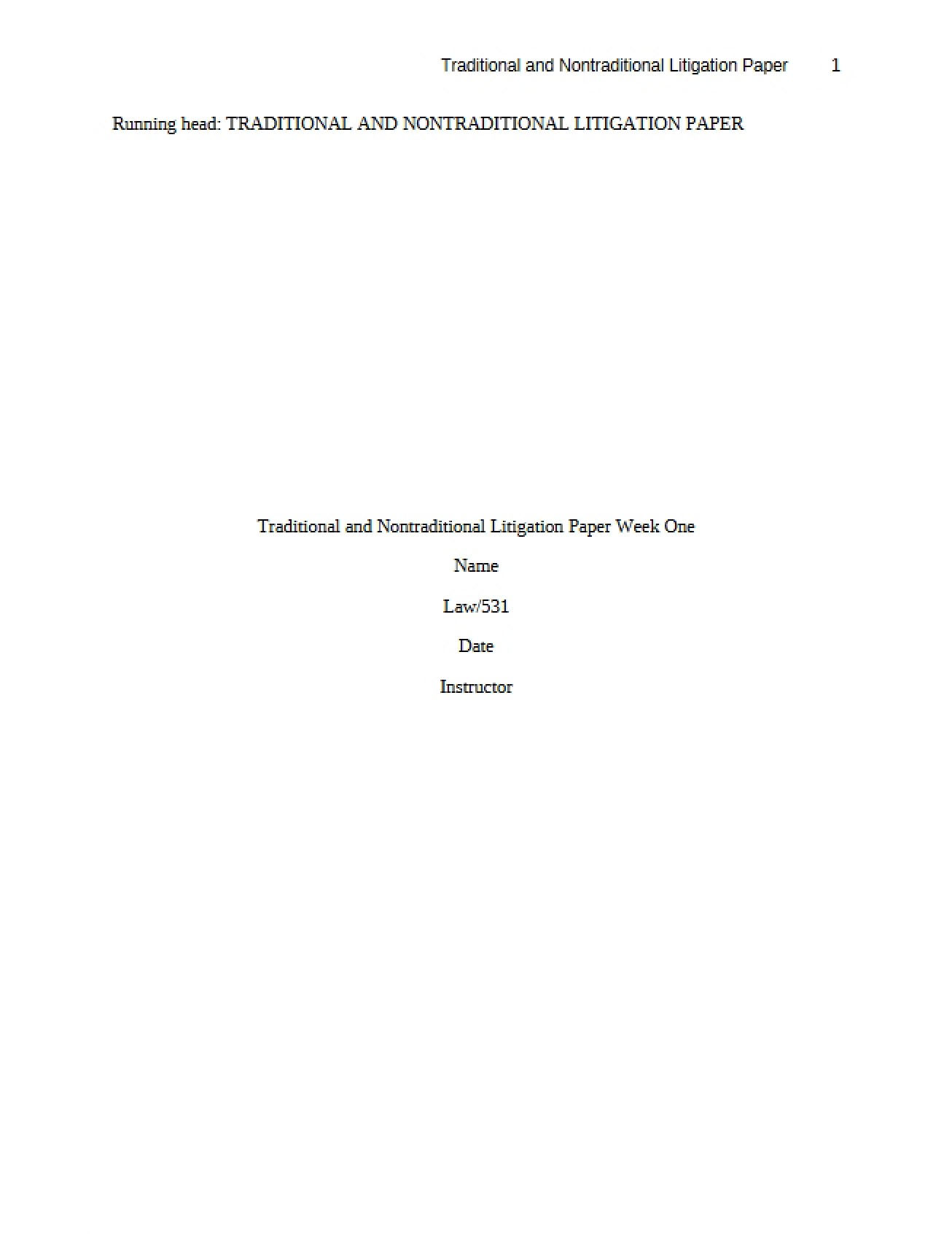 General Essay