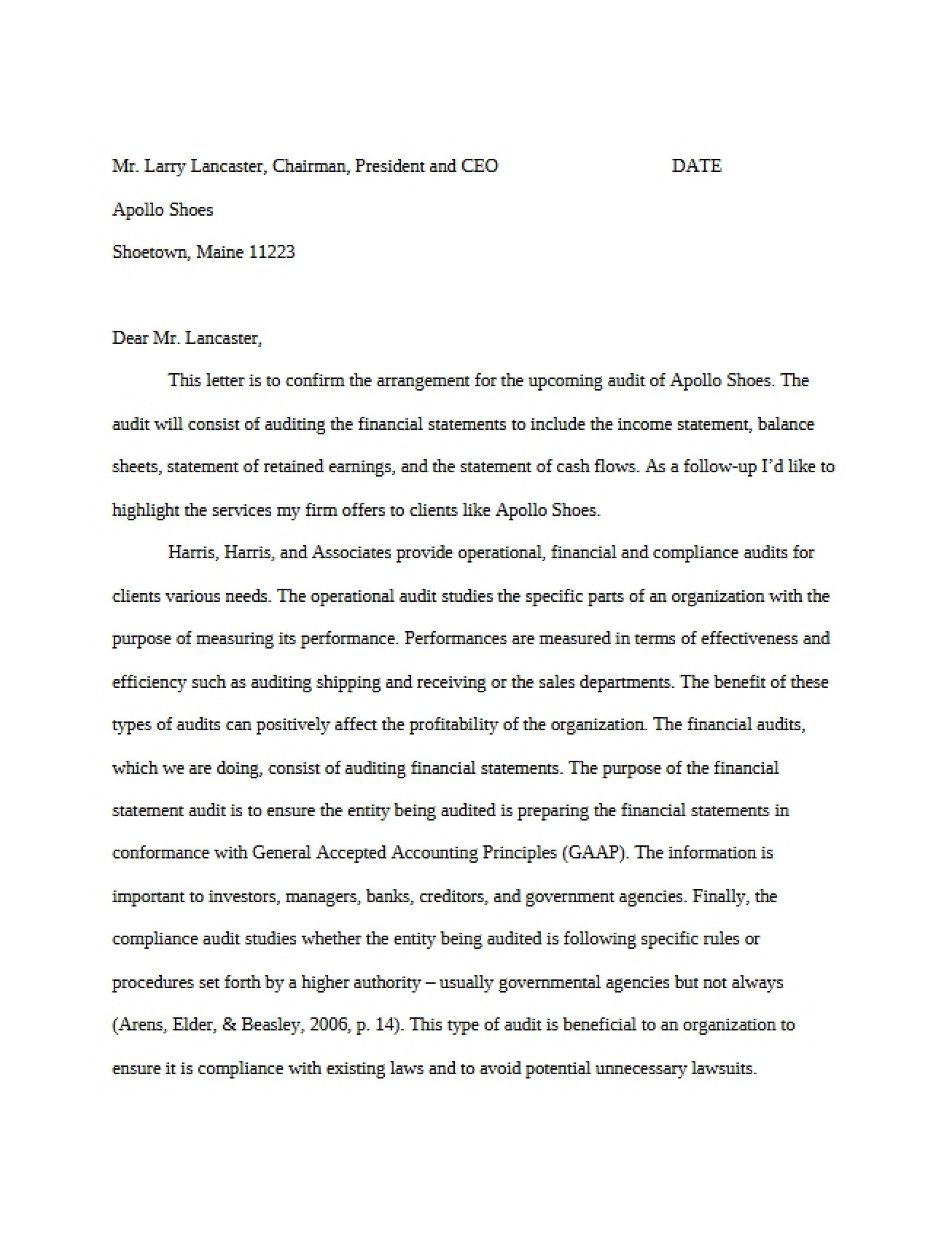 Auditing Course Assignment