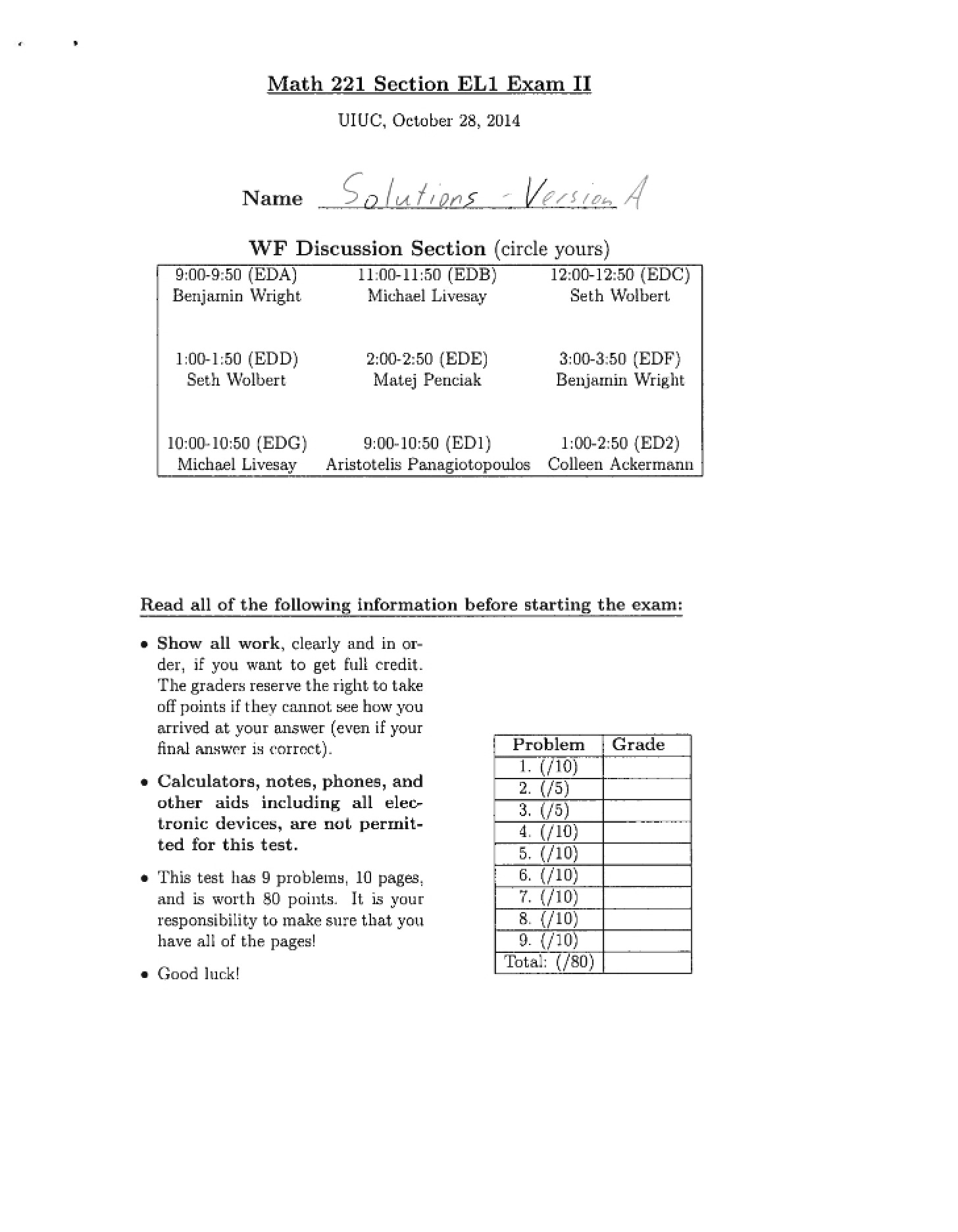 Key Midterm 2a