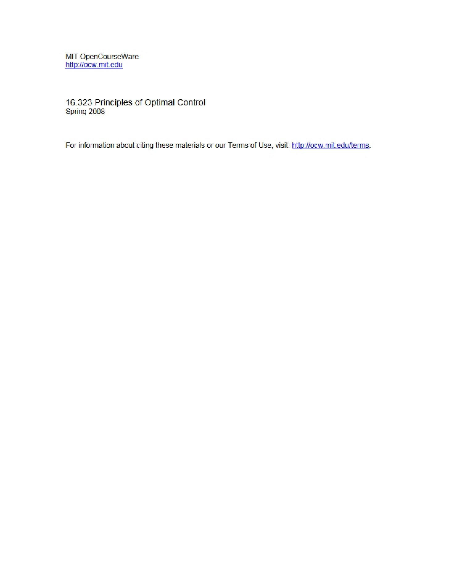 Lecture Information