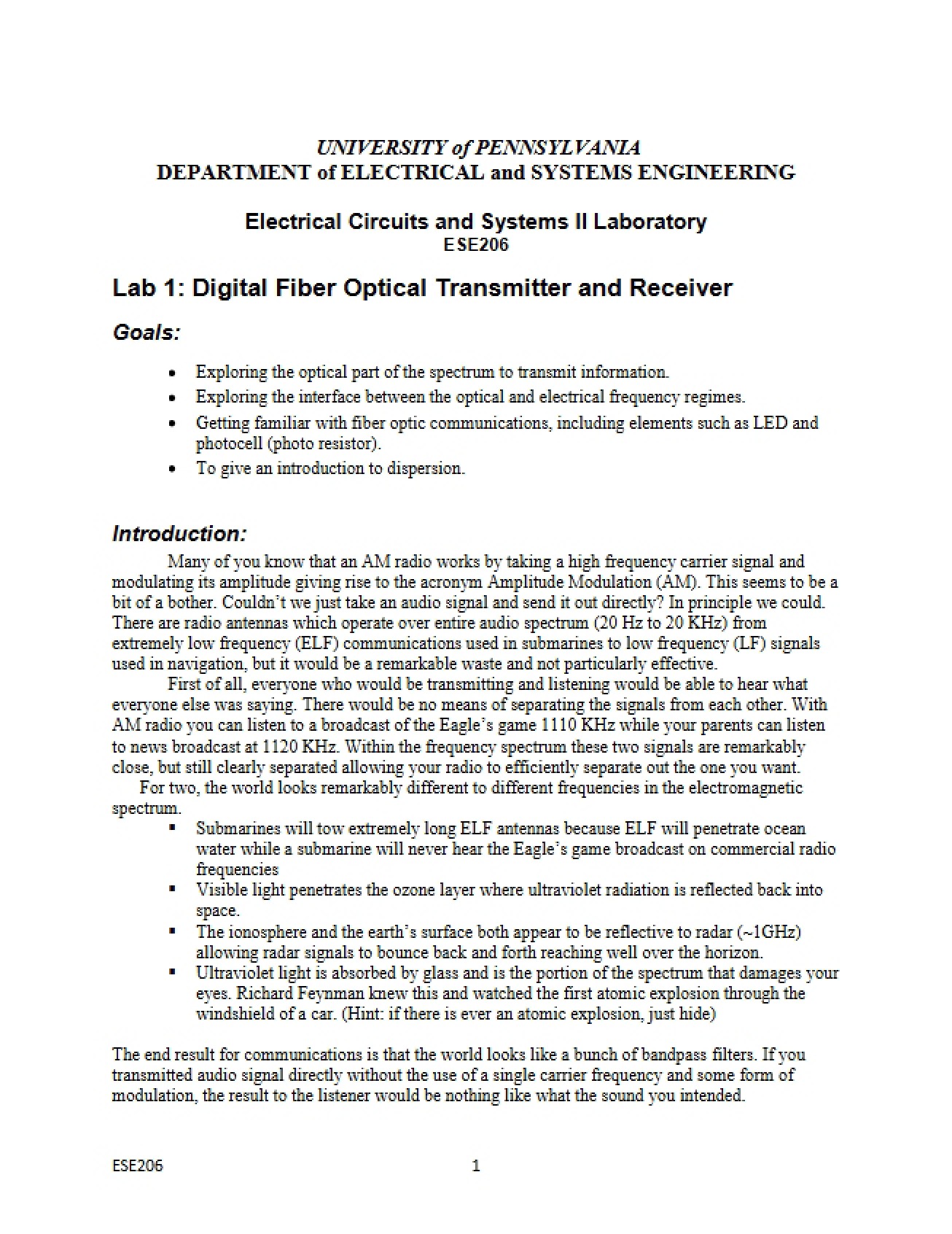 Fiber Optical Receiver and Transmitter (Digital)