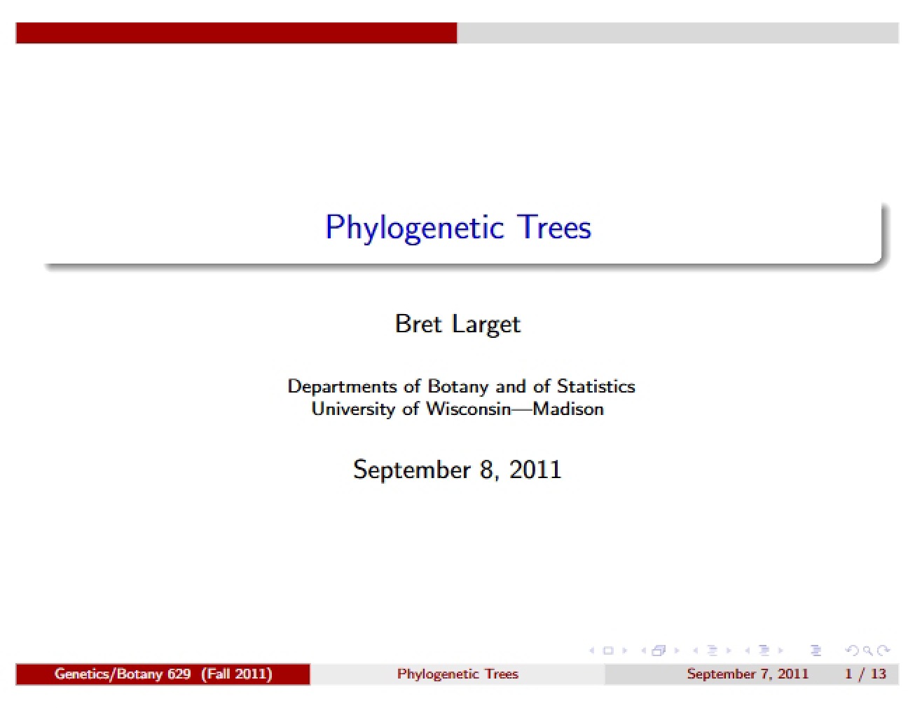Trees of Phylogeny
