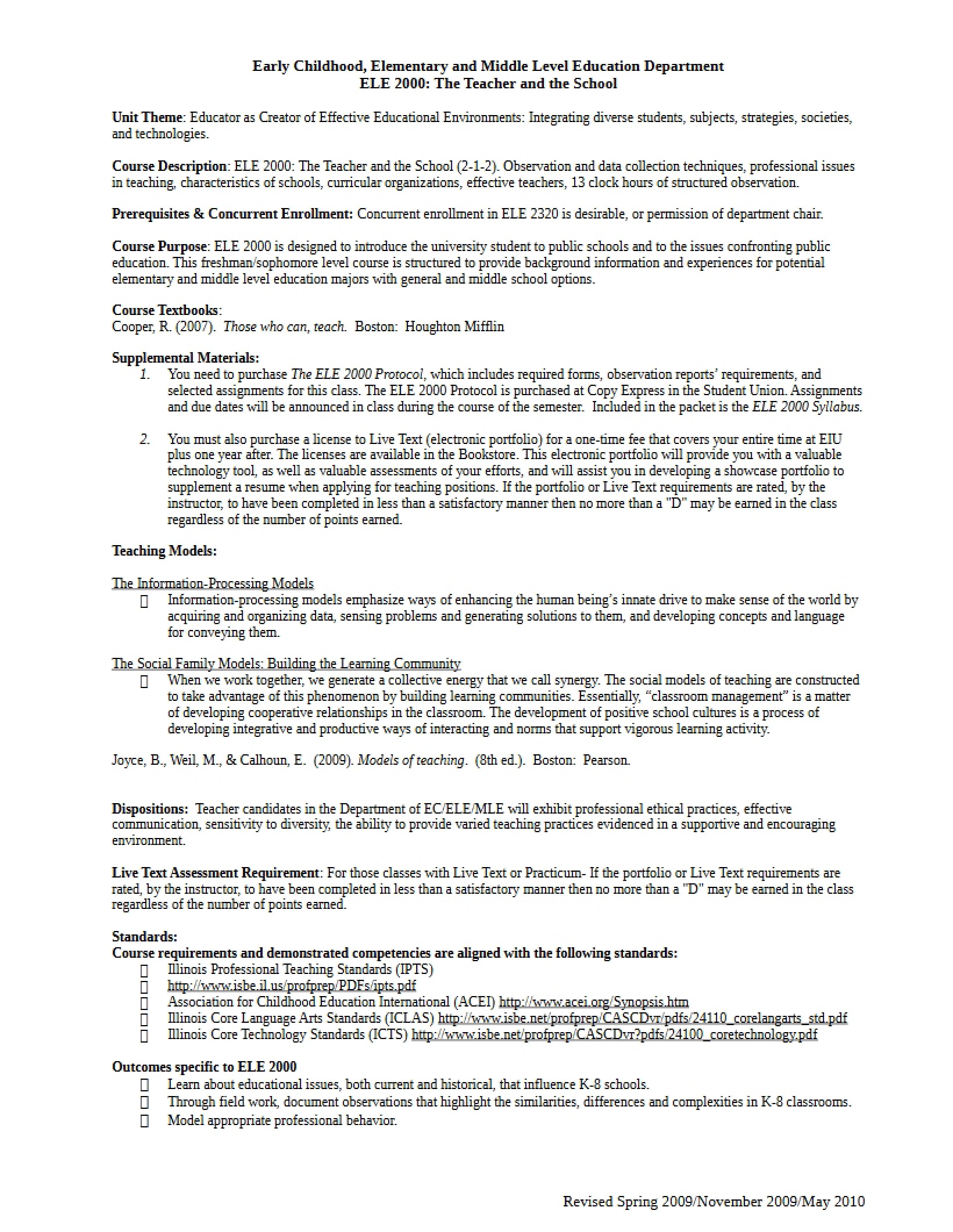 Syllabus
