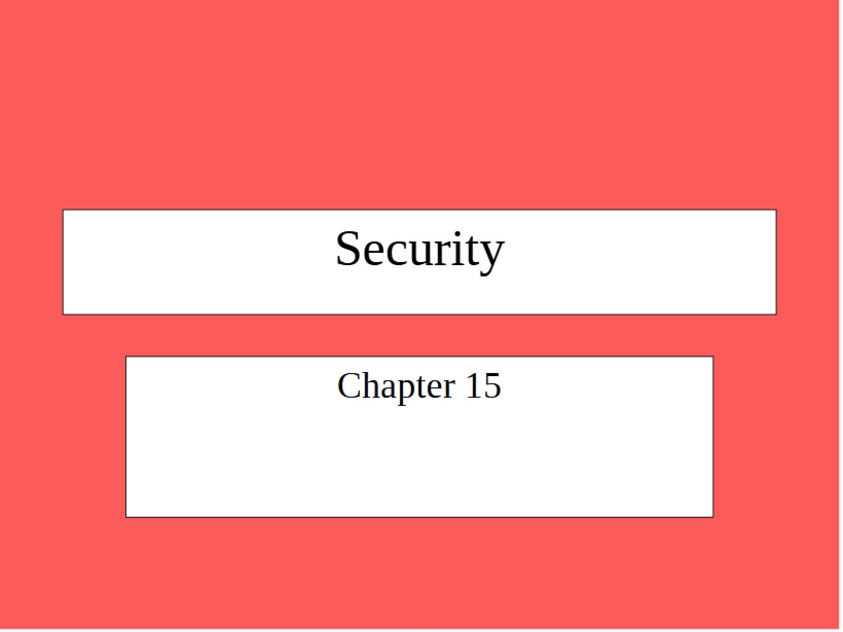 Principles of System and Network Security