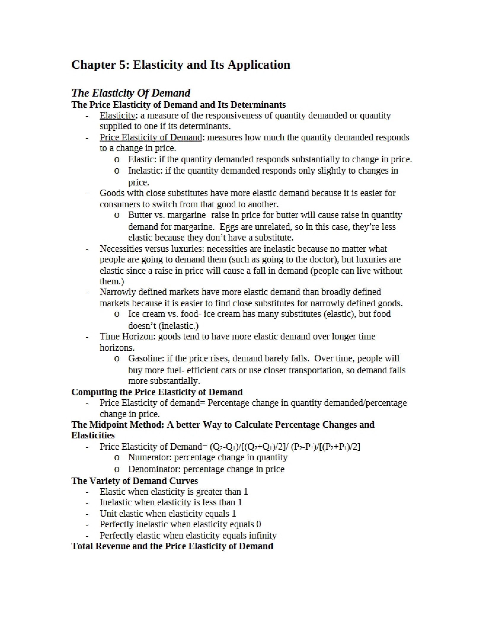 Elasticity and Its Application (Ch 5)