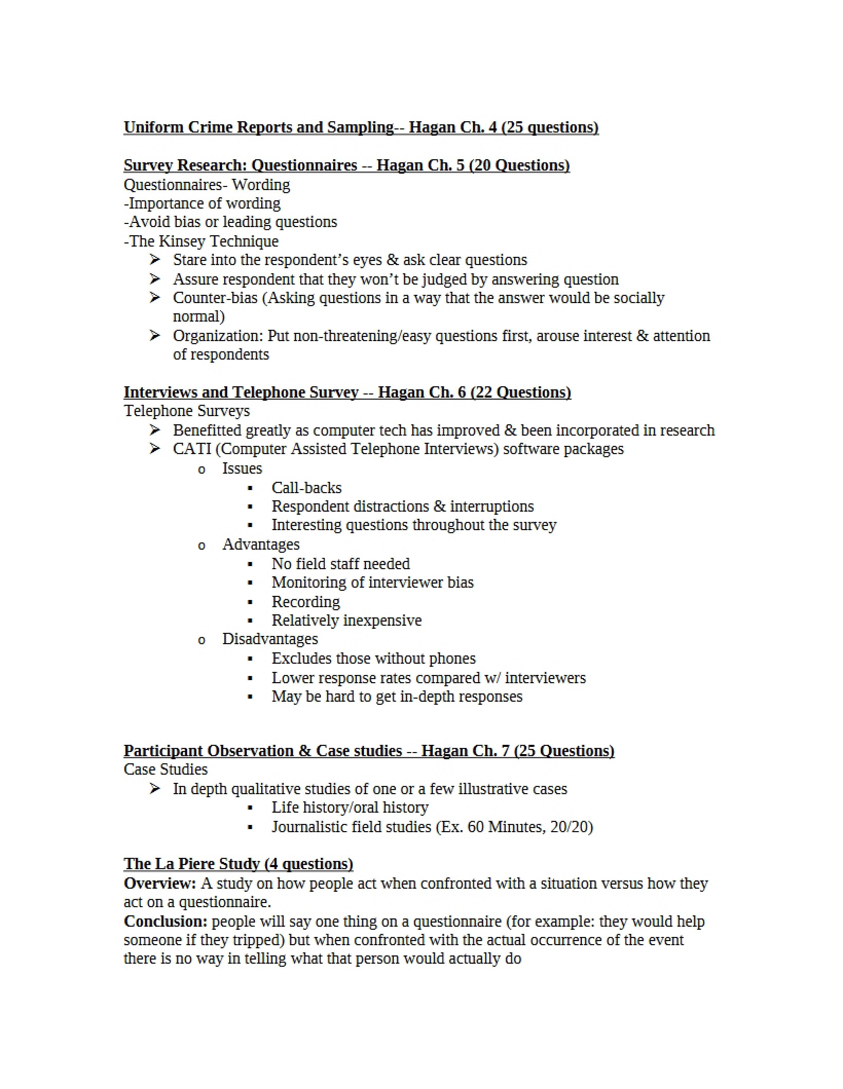 Sampling Strategies and Uniform Crime Reporting