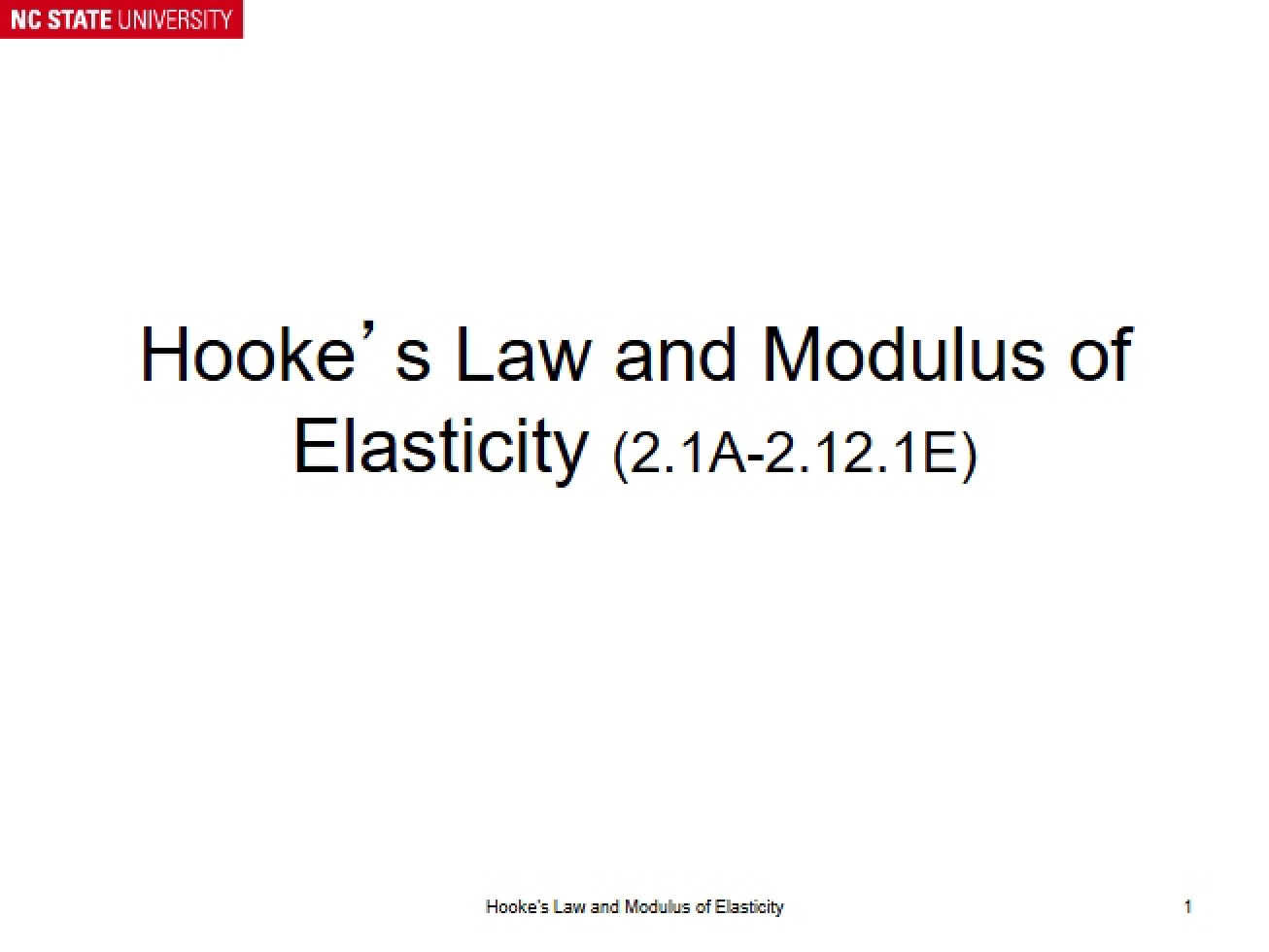 Strain and Stress Chapter 2