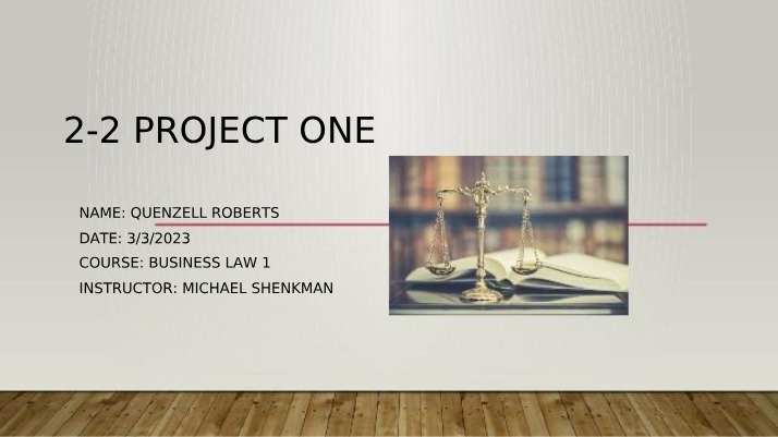 Project One - 2-2
