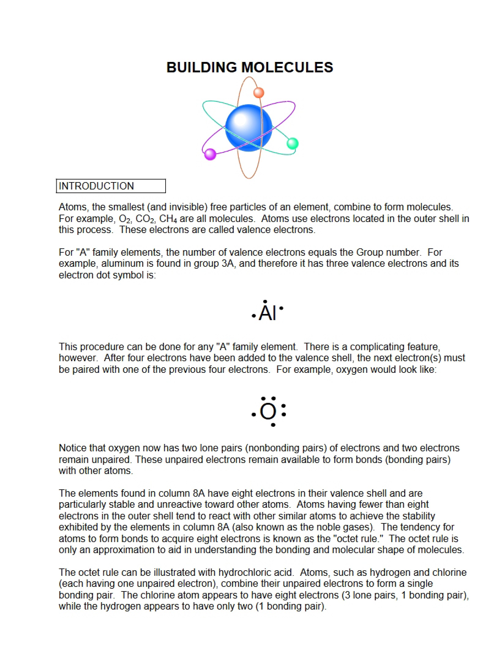 Molecule Building