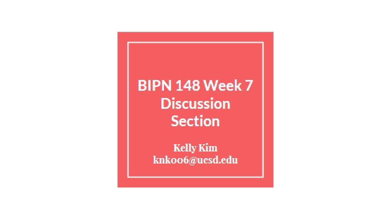 Week 7 Neuroscience Discussion Content