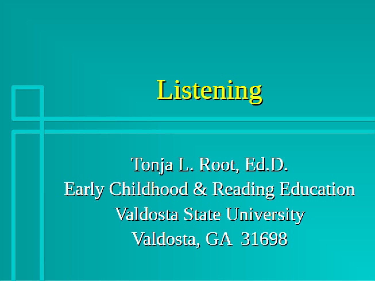 Lesson Plan Format (Listening 2010)