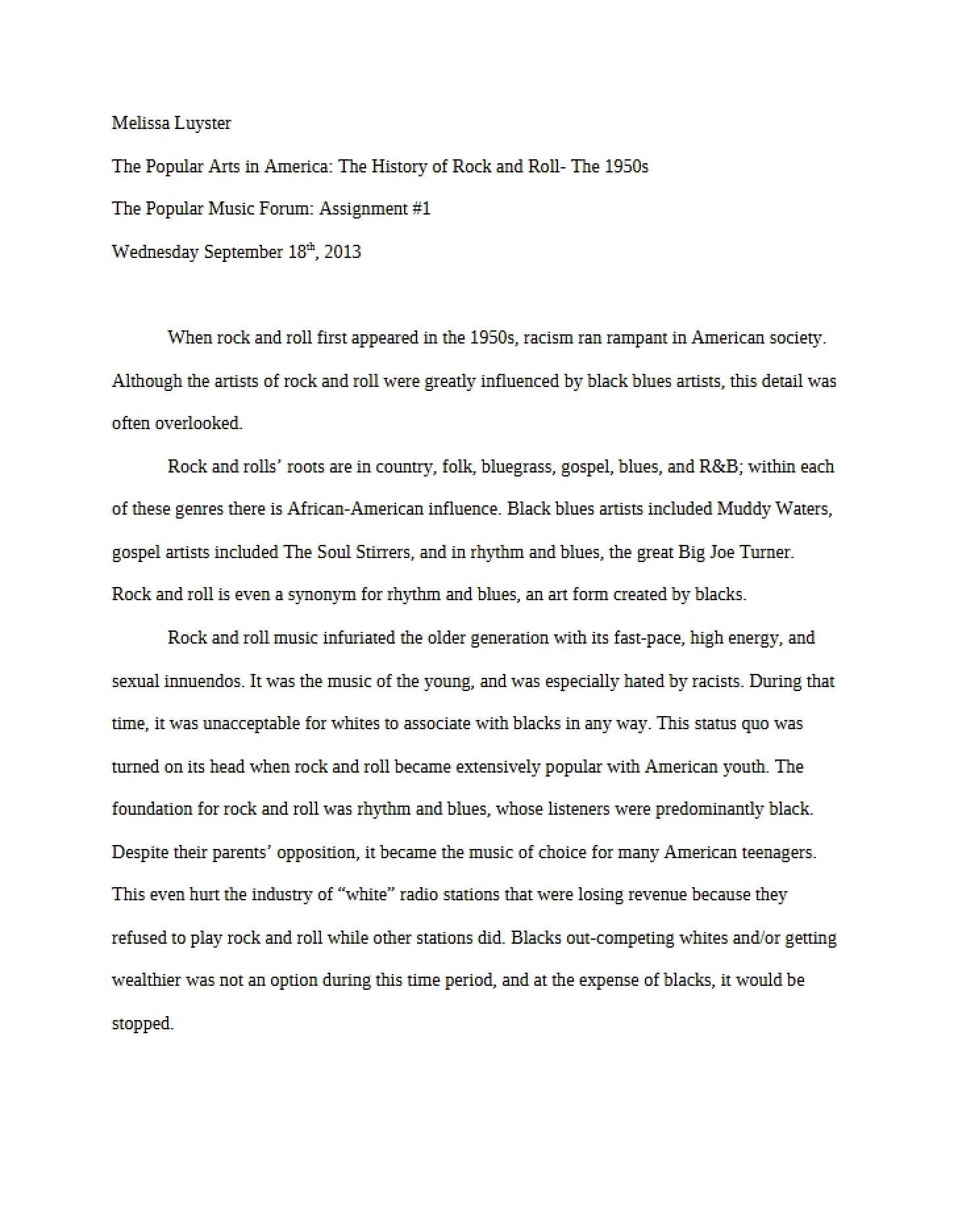 General Essay