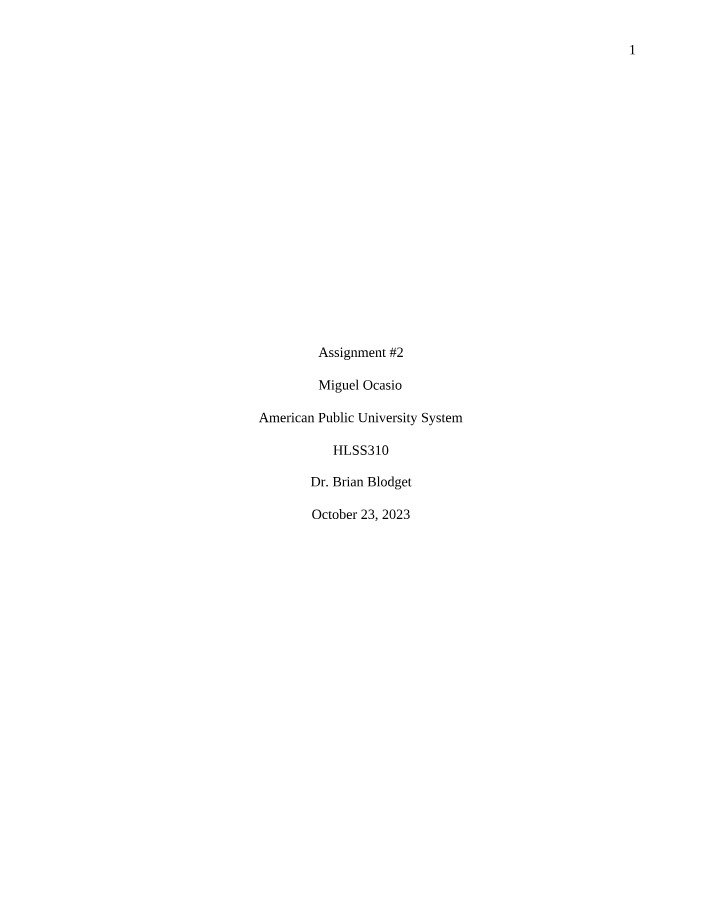 STEM100 - Assignment 2
