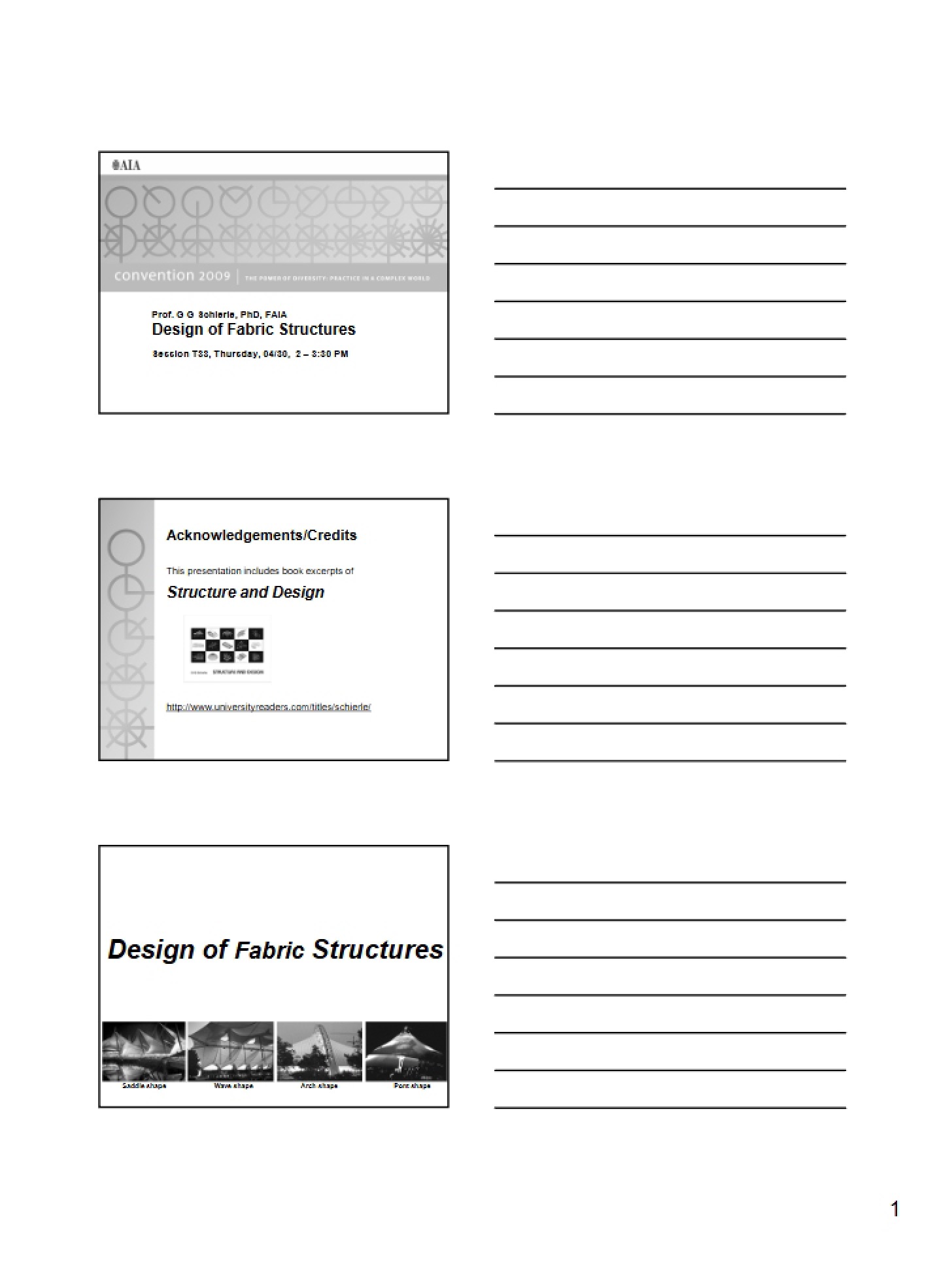 Fabric Structure Design Handout T33