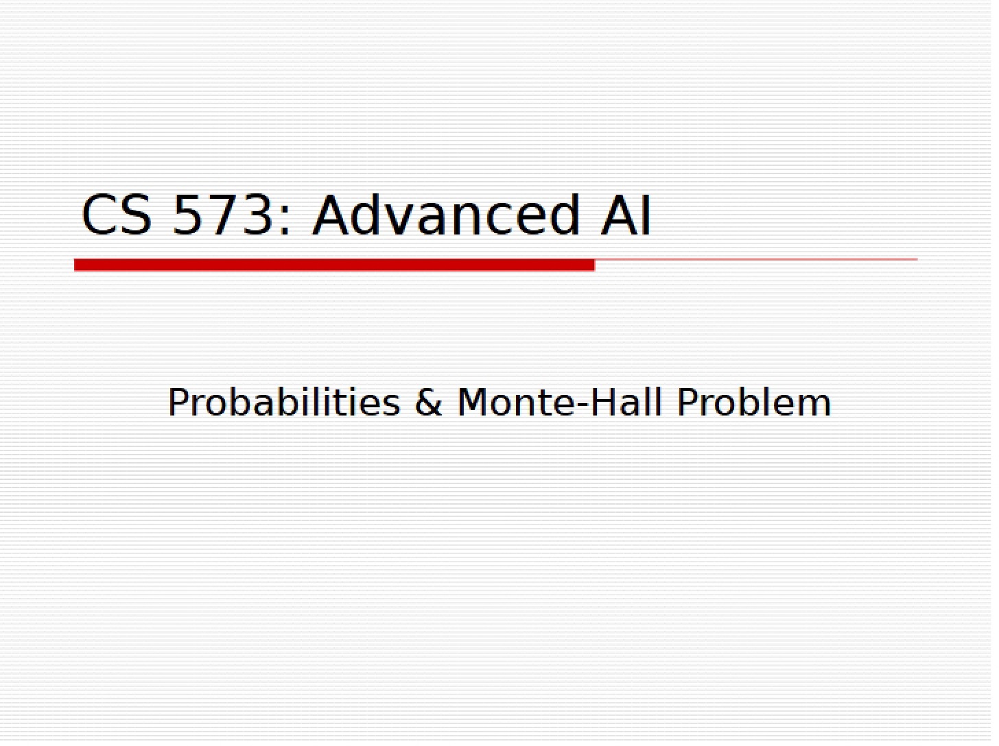 Probability Theory