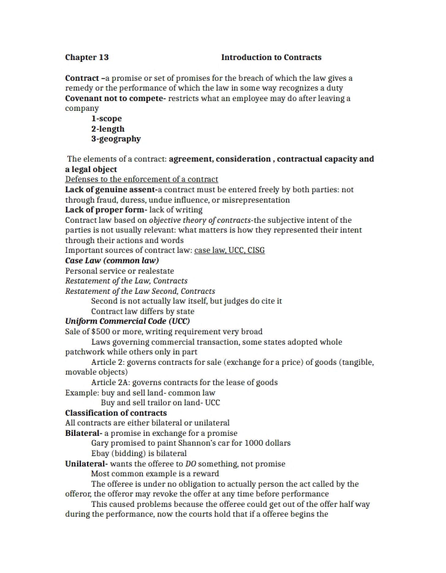 Study Guide for Law