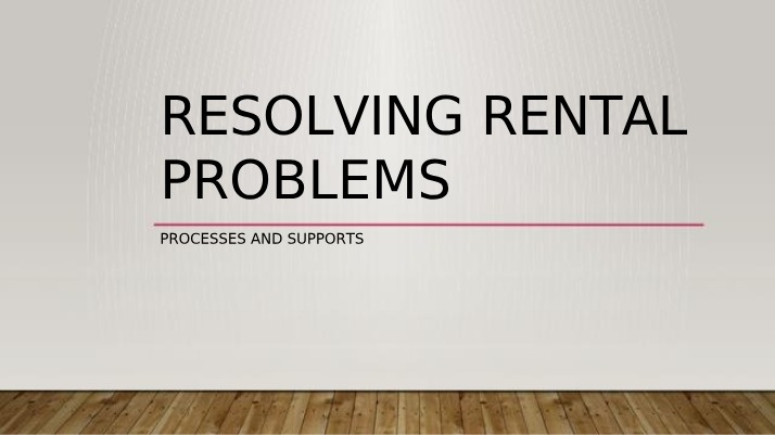 Problems with Renting - A Guide