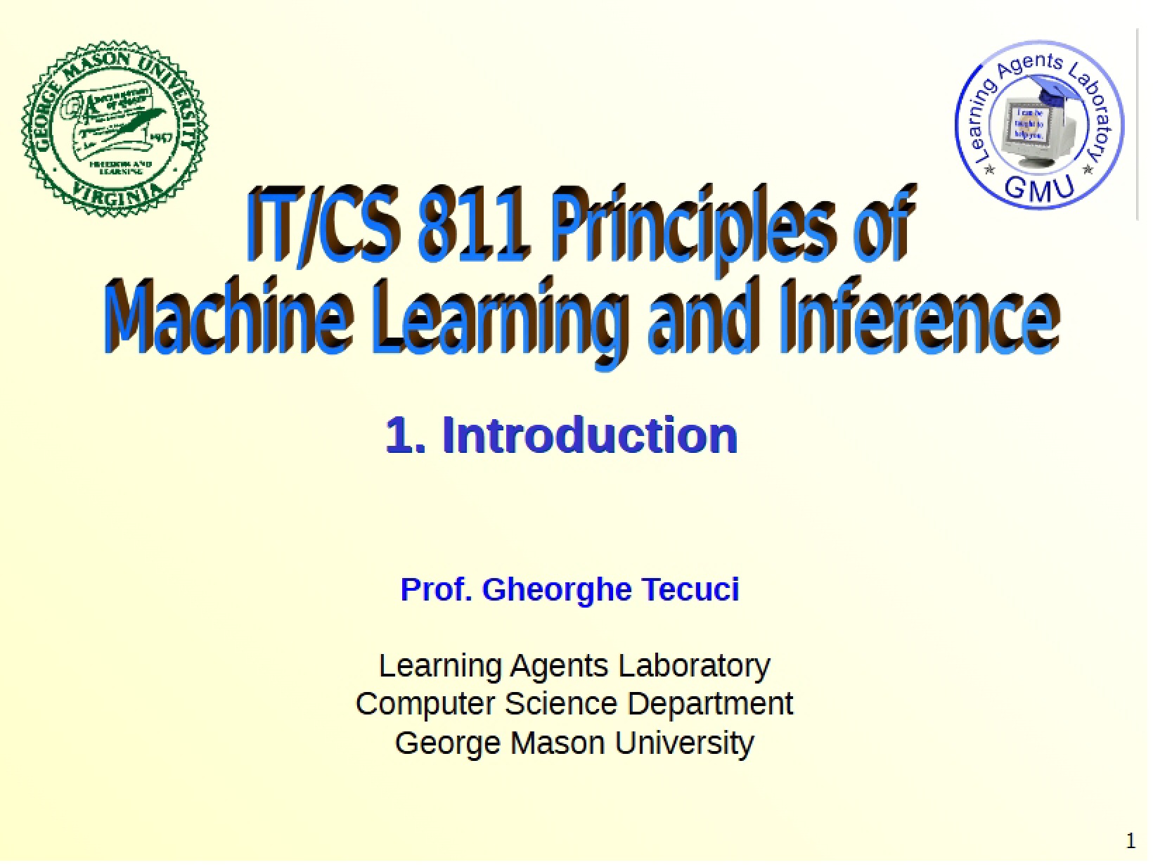 Intro to CS 811
