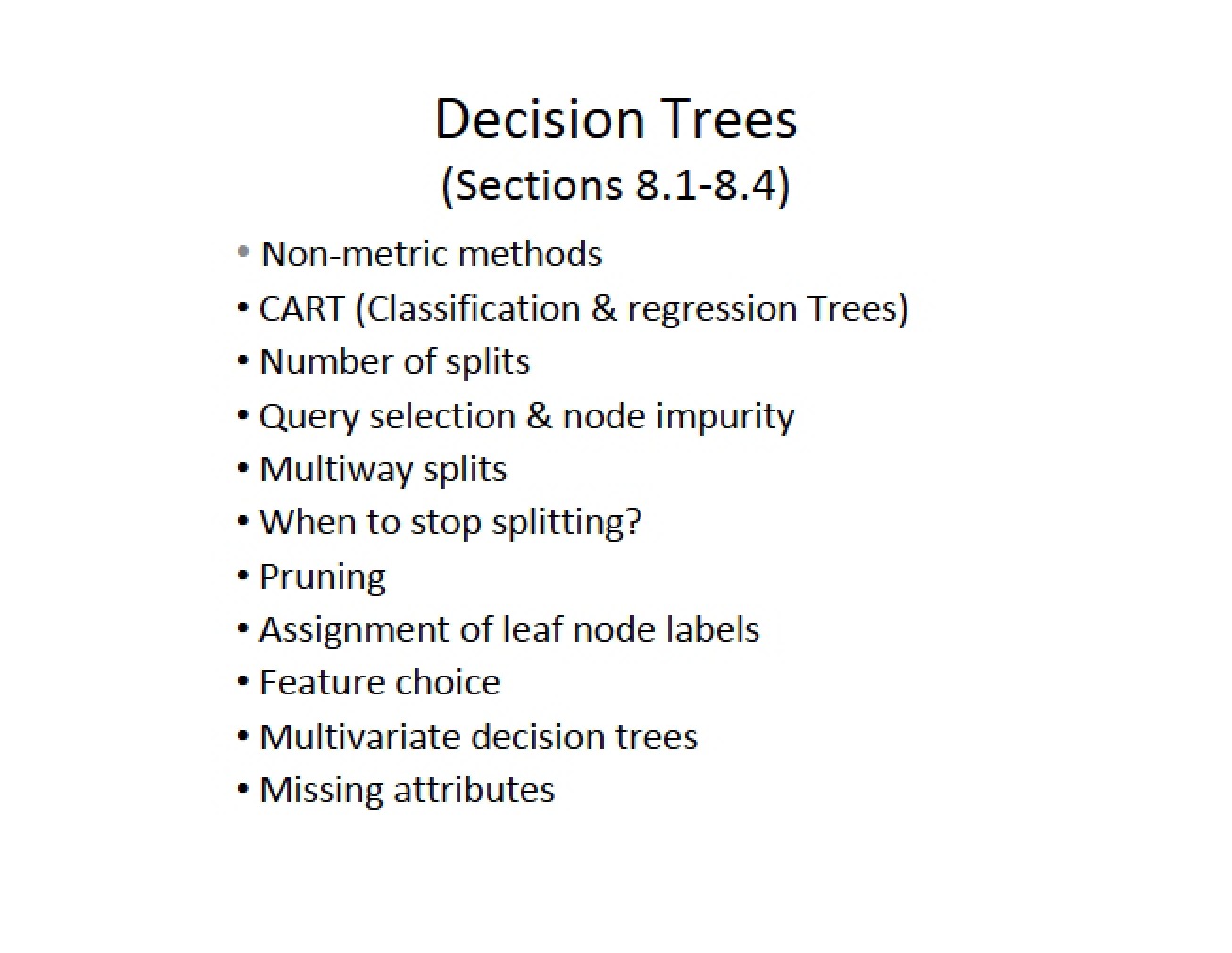 Decision Tree Analysis