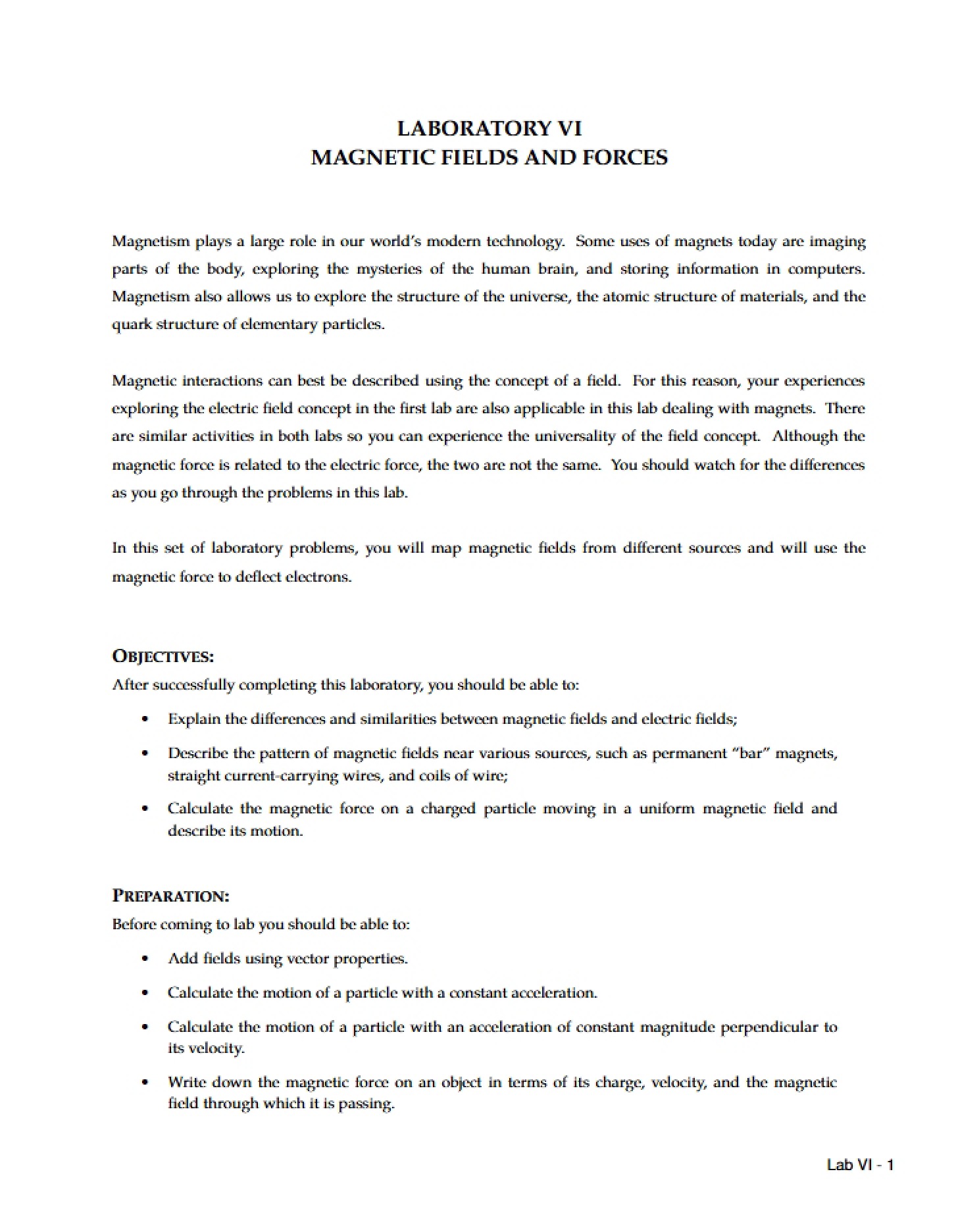 Forces and Fields of Magnetism