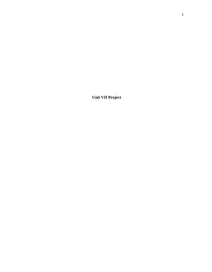 Unit 7 Project - Introduction to Art