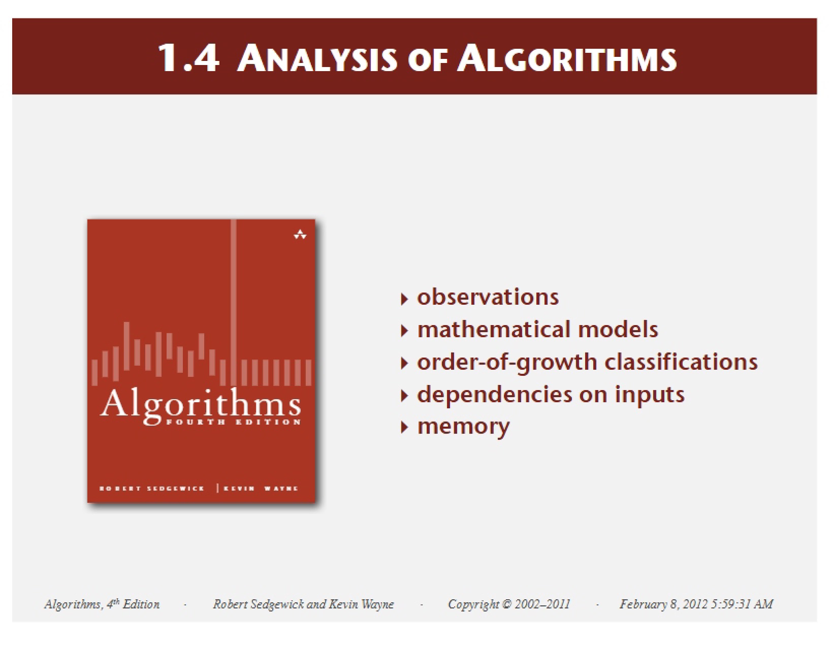 Algorithm Analysis