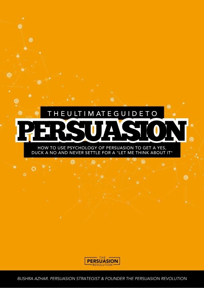 Guide to Persuasion for Organic Chemistry I