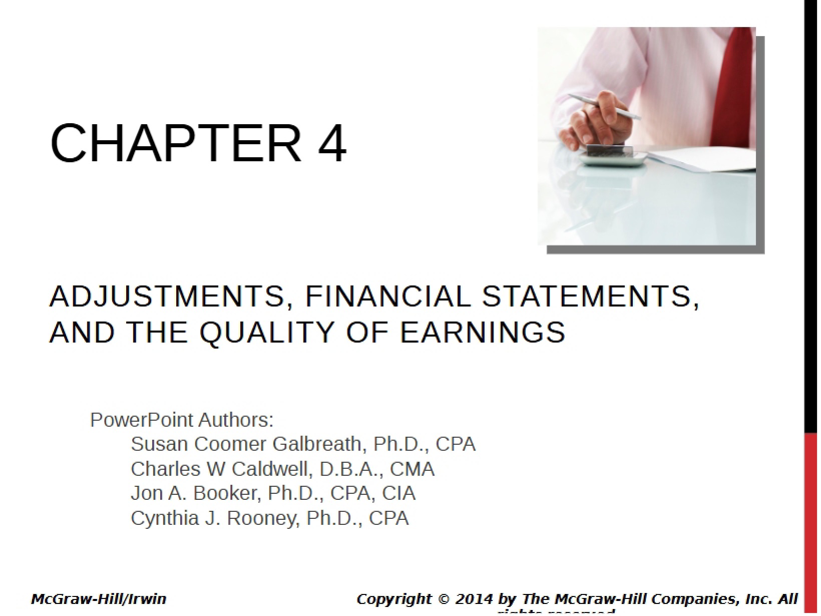 Financial Reporting Chapter 4