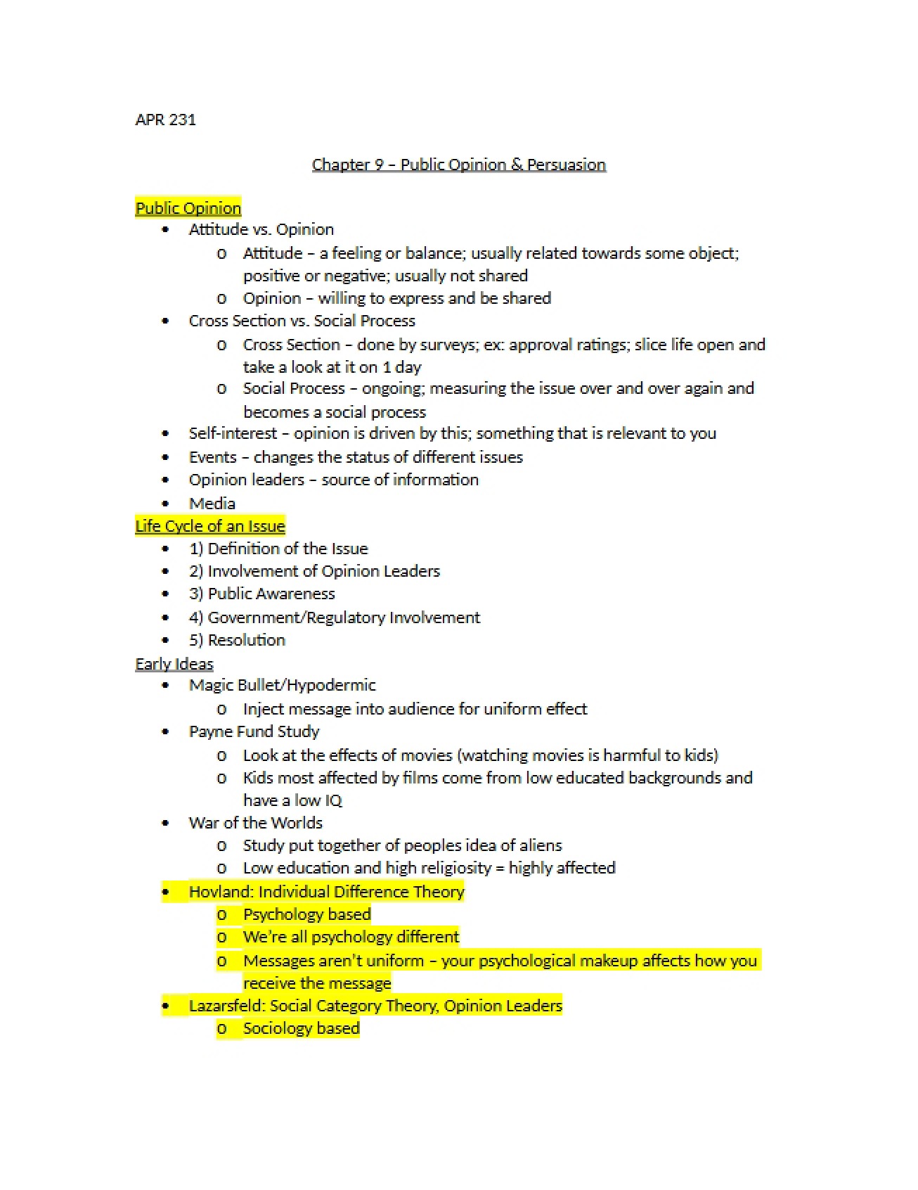Notes for Chapter Nine