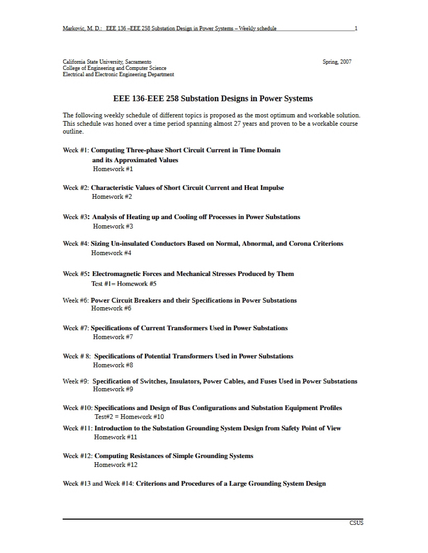 Smart Grid Study Guide