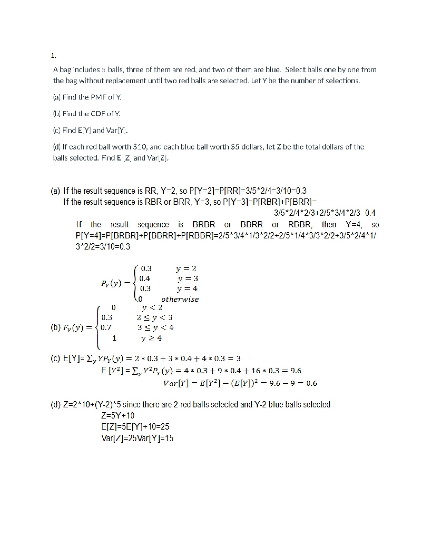 Solutions for Midterm Two