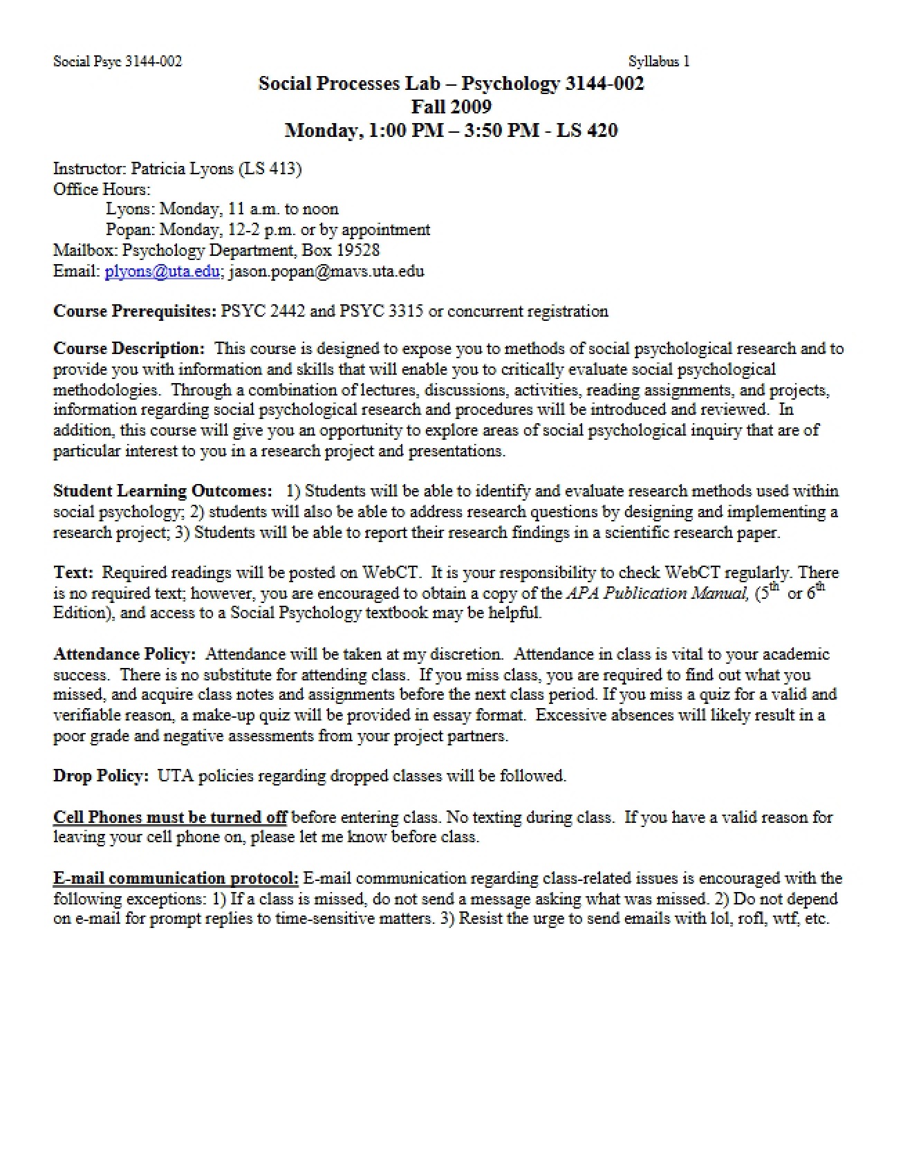 Course Description