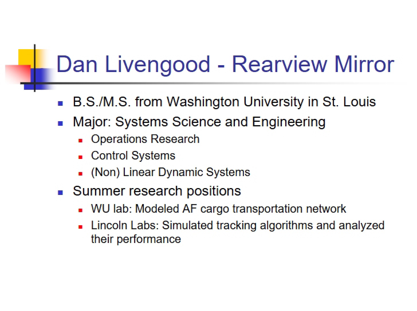 Rearview Mirror (Dan Livengood)