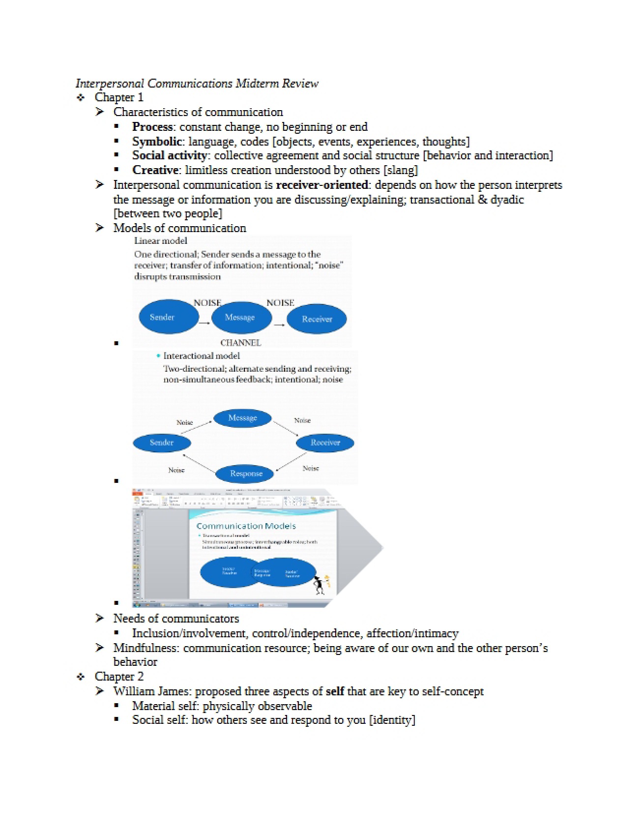 Introduction to Interpersonal Communications