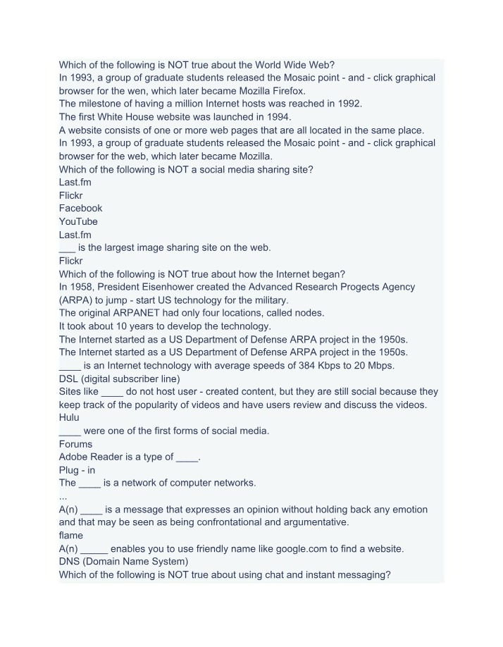 World Wide Web Milestones - History and Facts