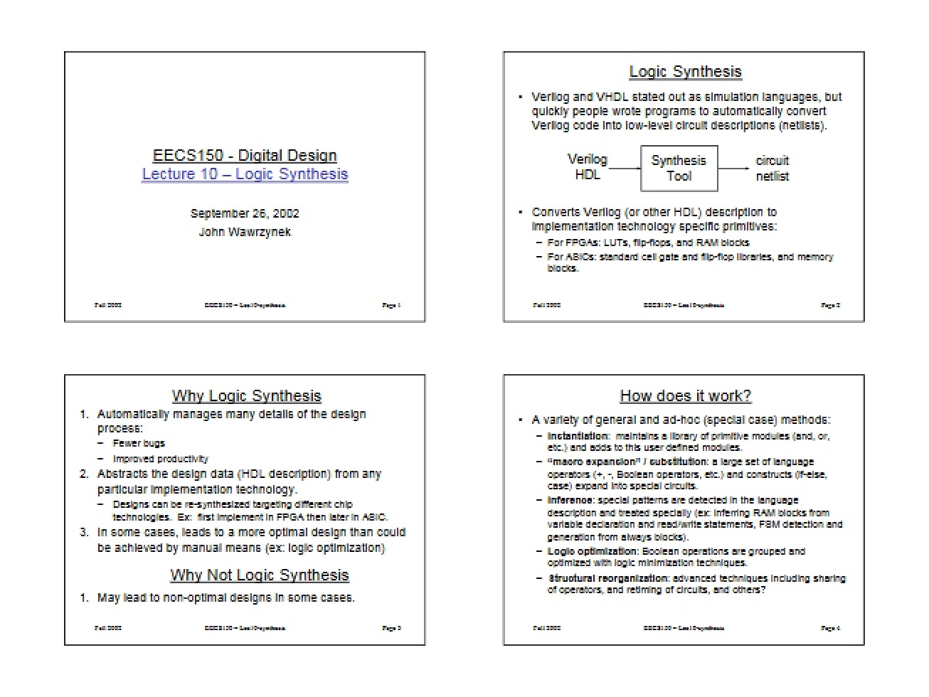 Project Description (Lecture 11)