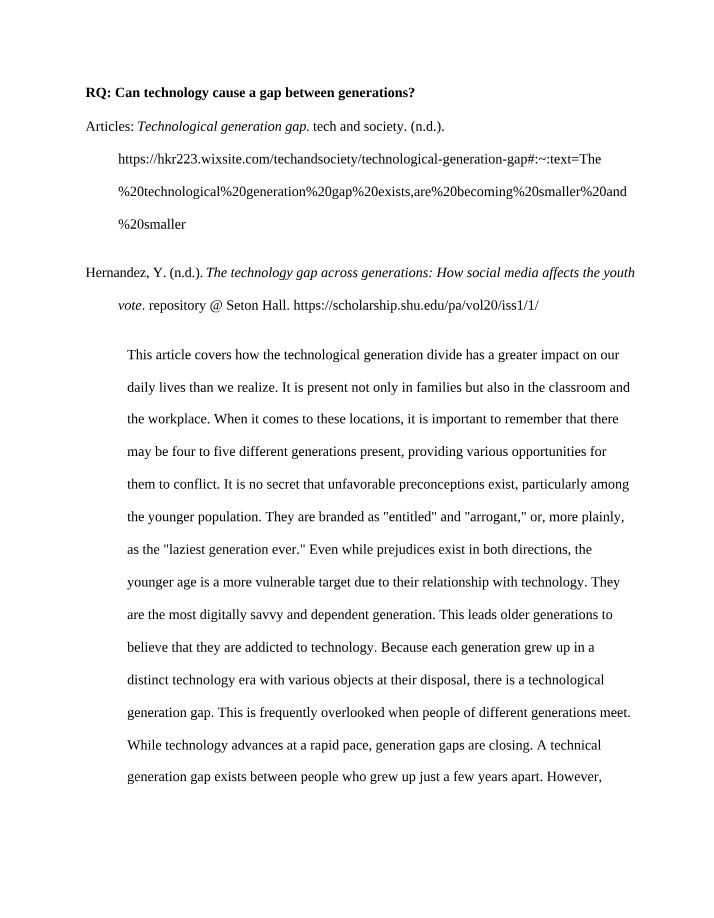 Youth Politics and the Technological Generation Gap