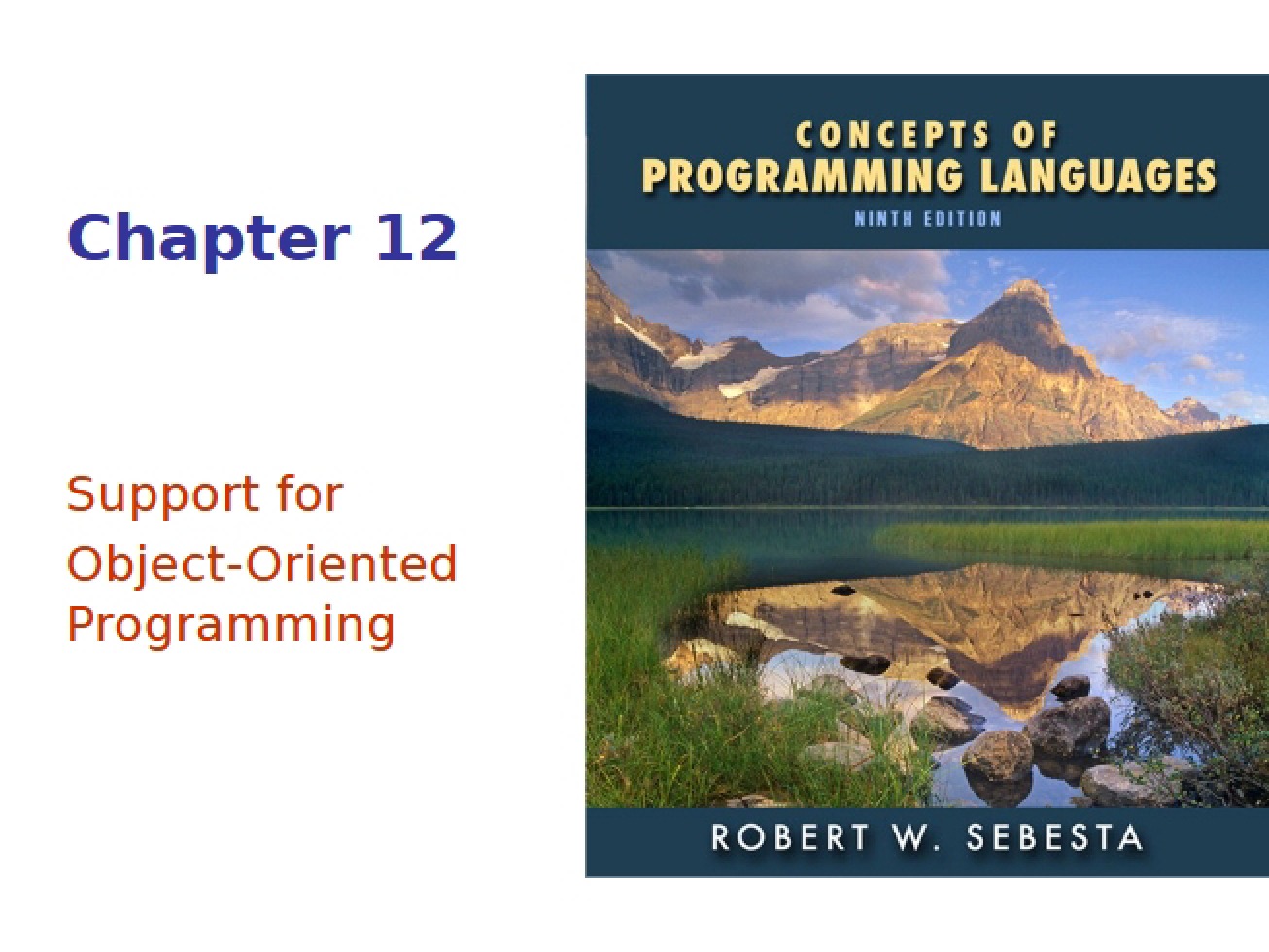 Support for Object-Oriented Programming from Chapter 12