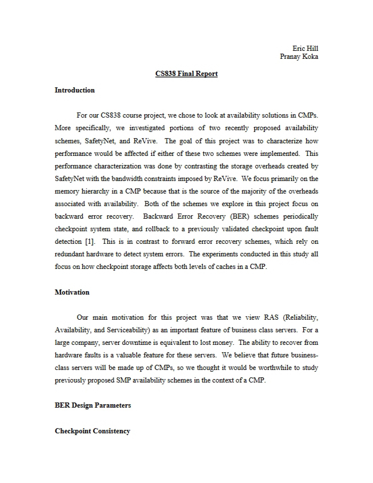 Final Report
