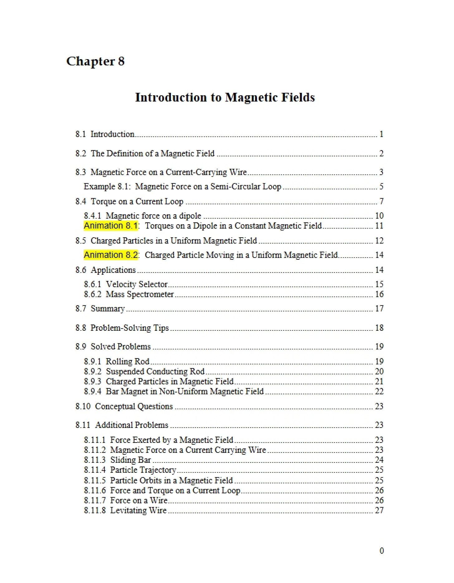 Magnetic Fields Introduction