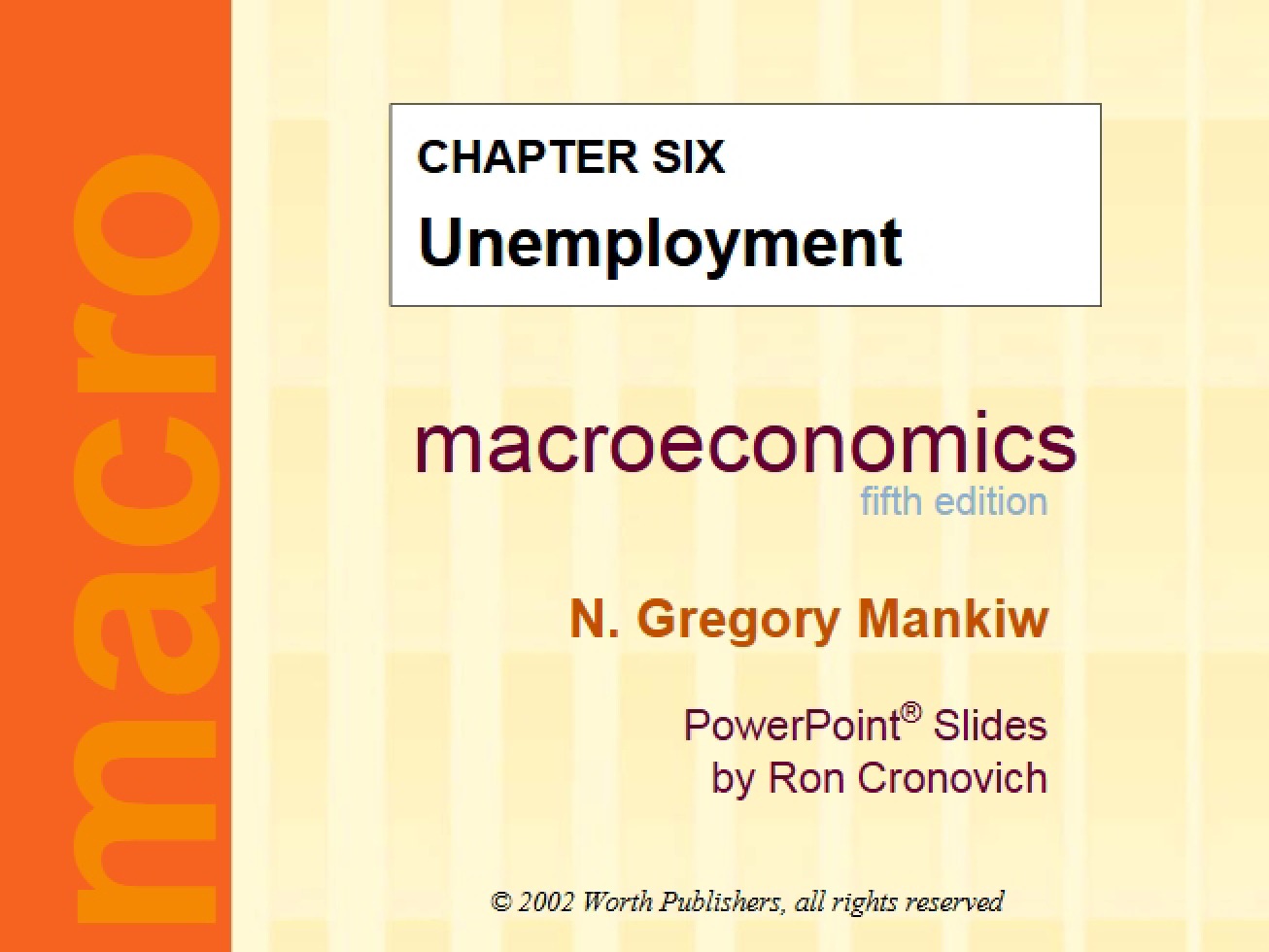 Concepts of Unemployment
