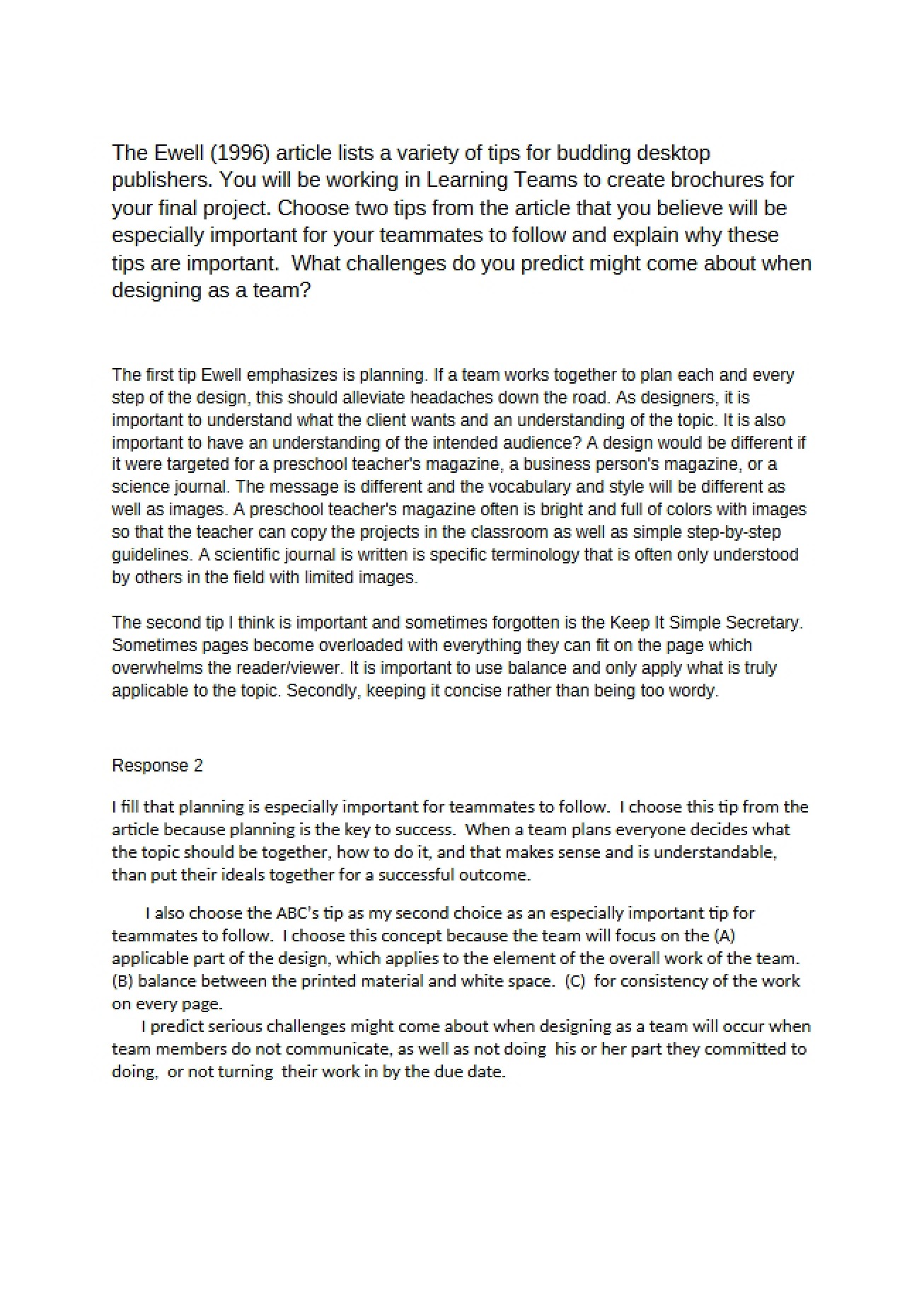 Academic Assignment