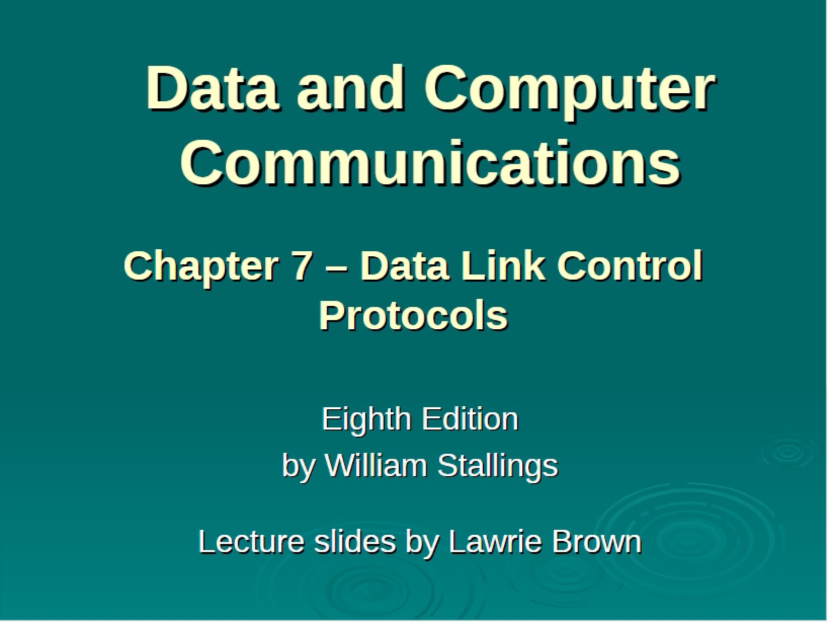 Communications for Data and Computers
