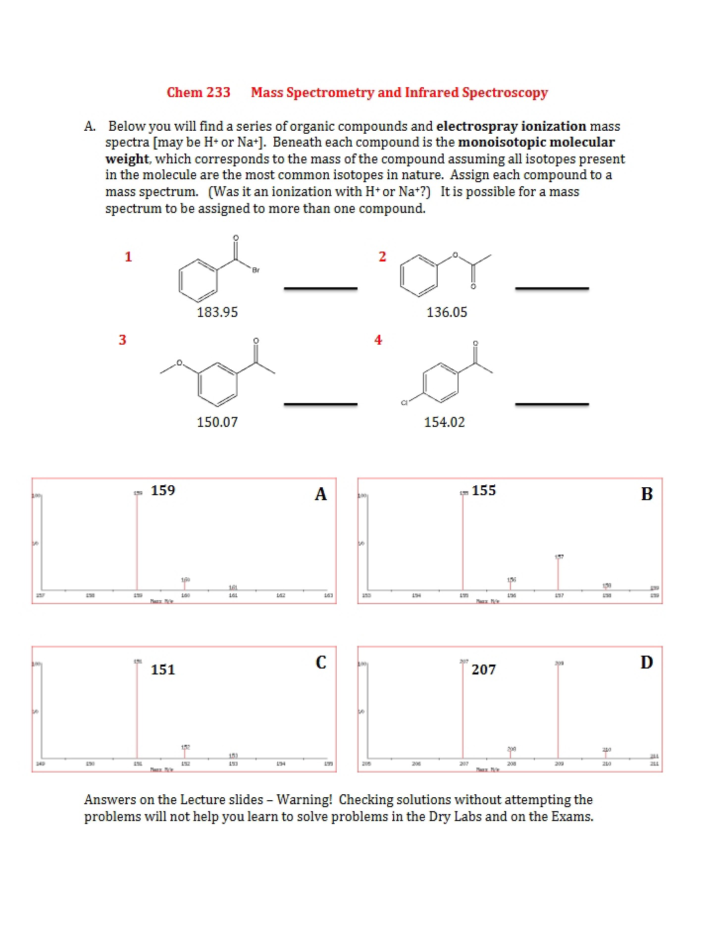 MS & IR Lecture 2 Worksheet
