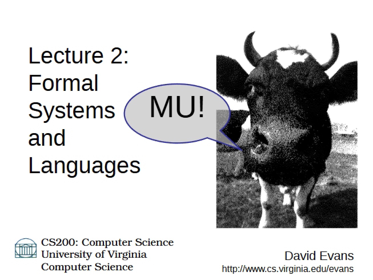 Languages and Formal Systems