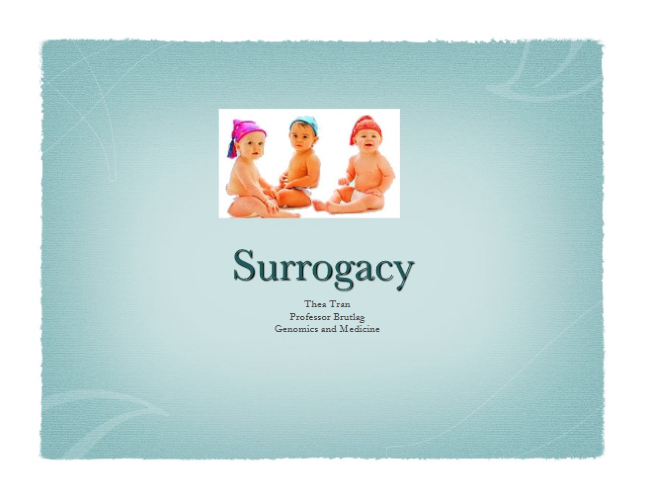 Surrogacy Considerations